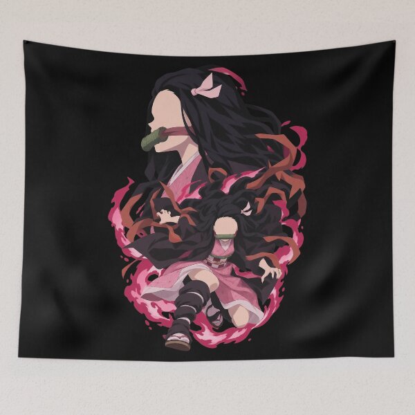 Item preview, Nezuko Kamado Silhouette Poster – Demon Slayer designed and sold by · GAMING SOUL ·.