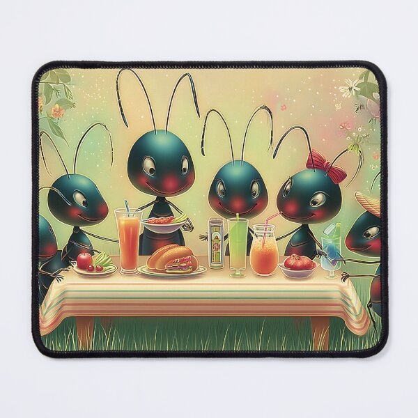 Item preview, Cheerful Ants Enjoying a Picnic in Nature's Embrace designed and sold by Artessie.