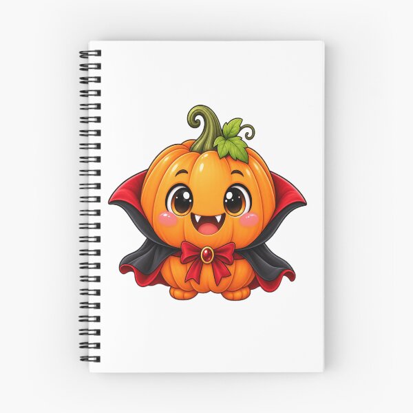 Item preview, Adorable Vampire Pumpkin Halloween Character designed and sold by Pixanova.
