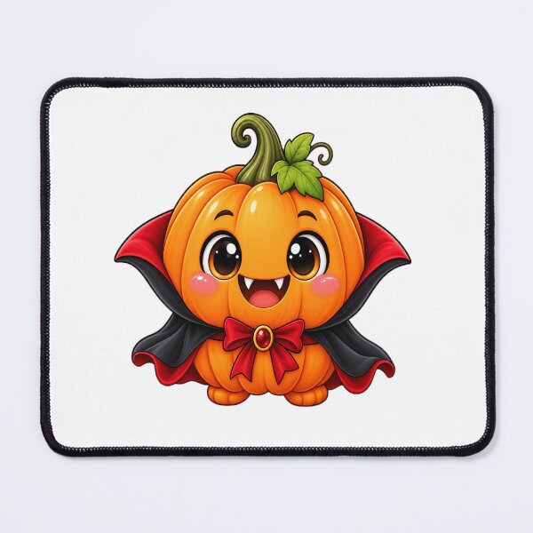 Item preview, Adorable Vampire Pumpkin Halloween Character designed and sold by Pixanova.