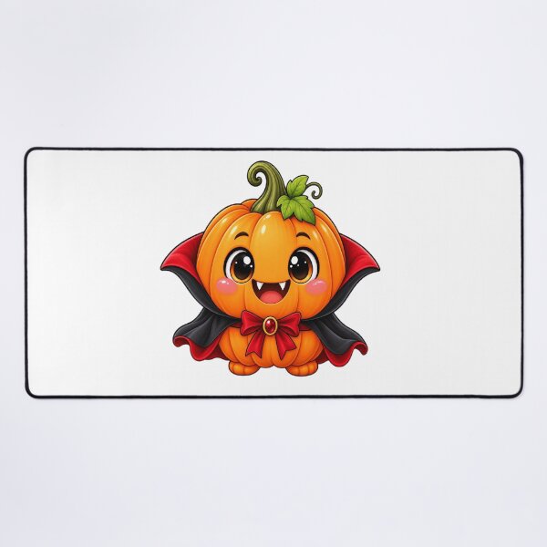 Item preview, Adorable Vampire Pumpkin Halloween Character designed and sold by Pixanova.