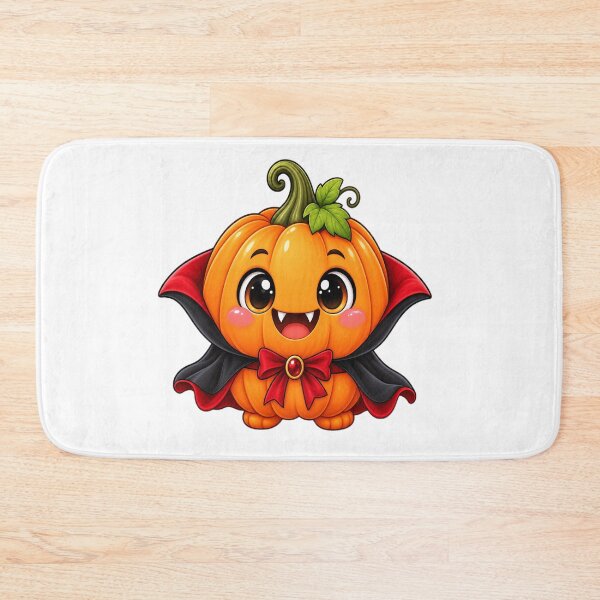 Item preview, Adorable Vampire Pumpkin Halloween Character designed and sold by Pixanova.