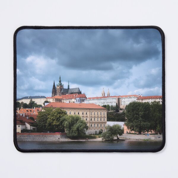 Item preview, Prague Castle and St Vitus Cathedral under dramatic storm clouds designed and sold by RastislavS.