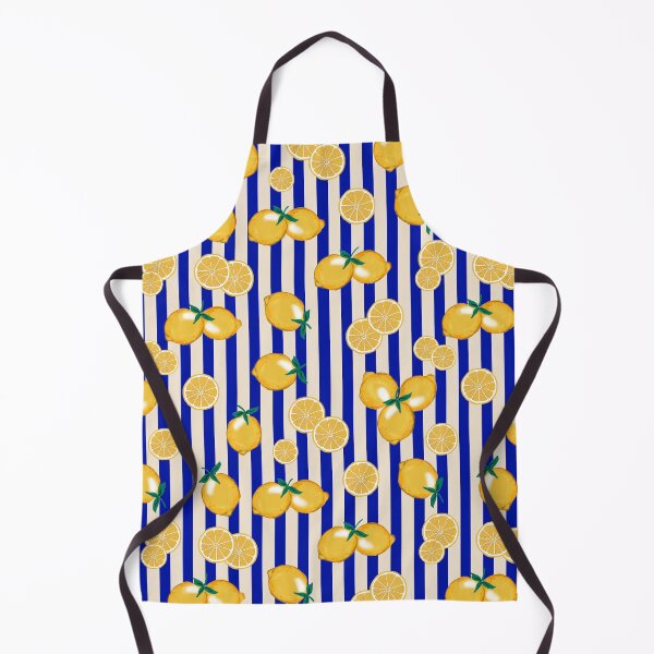 Item preview, lemons and stripes designed and sold by FVO-italydesign.