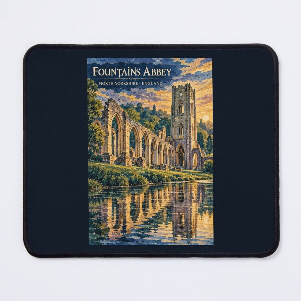 Item preview, Fountains Abbey - England designed and sold by GoodOldVintage.