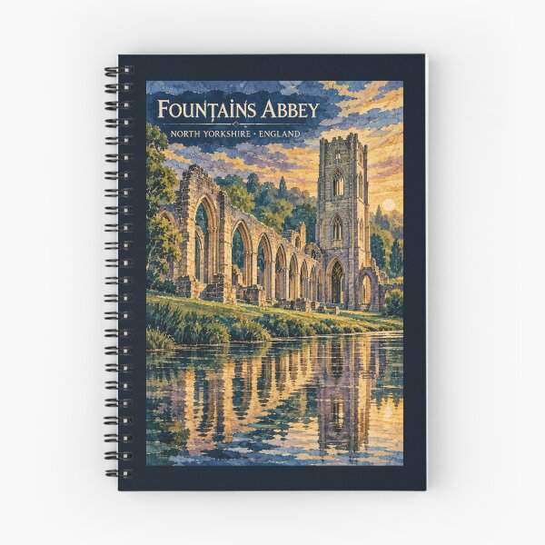 Artikelvorschau, Fountains Abbey – England entworfen und verkauft von GoodOldVintage.