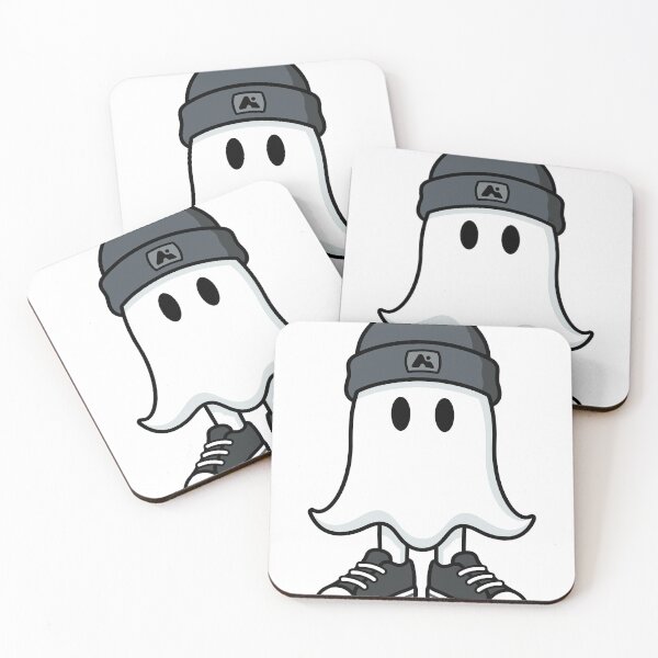 Item preview, Minimalist Ghost Beanie Sneakers Design designed and sold by Ranpict.