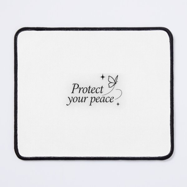 Item preview, Protect Your Peace Minimalist Butterfly Quote T-Shirt Design designed and sold by EdgeSphere.