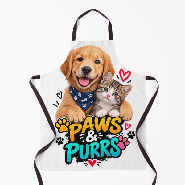 Item preview, Paws & Purrs – Cute Dog & Cat Love designed and sold by arnabscreativeworld.