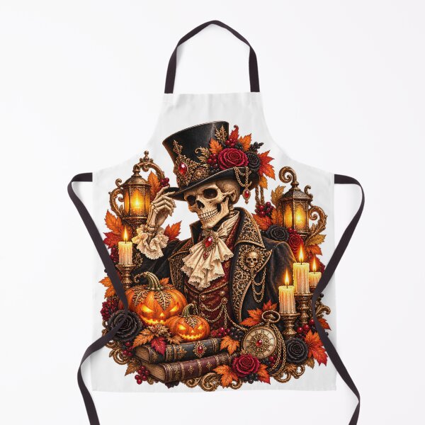 Item preview, Dapper Victorian Skeleton – Gothic Halloween Gentleman designed and sold by Clothes With Smiling Animals Walt Gral.
