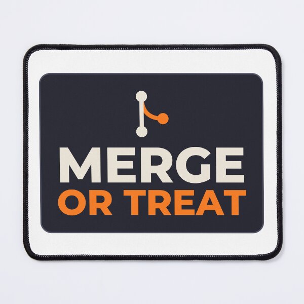 Item preview, Merge or Treat Halloween Git Branch Programmer Humor designed and sold by Bianca Oltean.