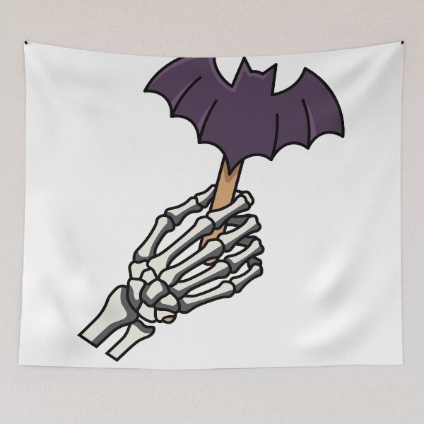 Item preview, Skeleton Hand Bat Umbrella Design designed and sold by Ranpict.