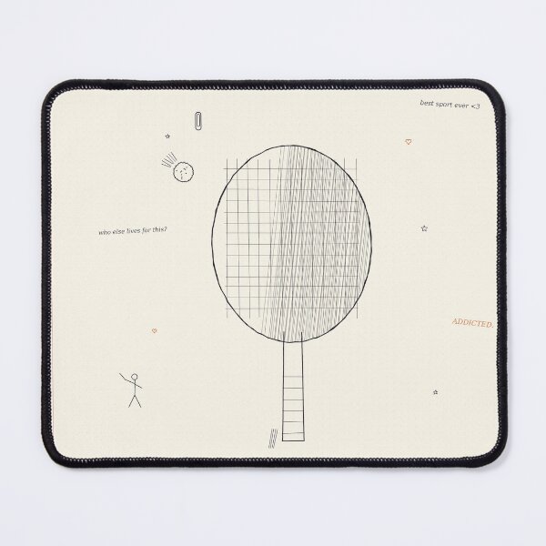 Item preview, Padel Sketchbook Doodle Design designed and sold by CourtCultureHQ.