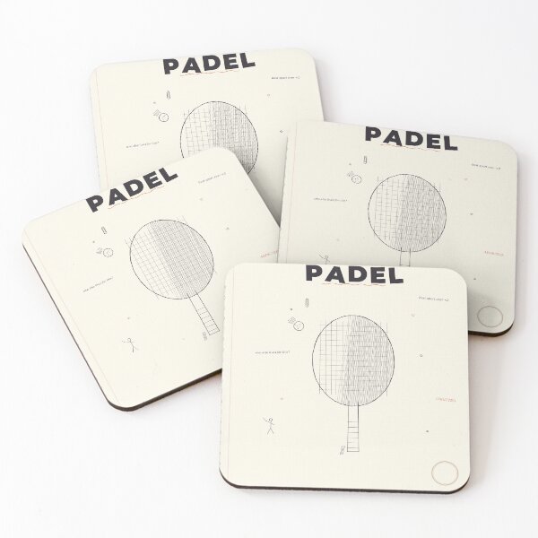 Item preview, Padel Sketchbook Doodle Design designed and sold by CourtCultureHQ.