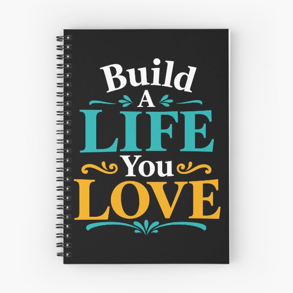 Item preview, Build a Life You Love Inspirational Lifestyle Typography T-Shirt designed and sold by rejowan-arts.