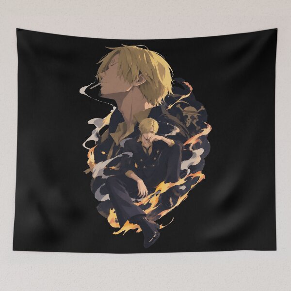 Item preview, Sanji Silhouette Poster – One Piece designed and sold by · GAMING SOUL ·.