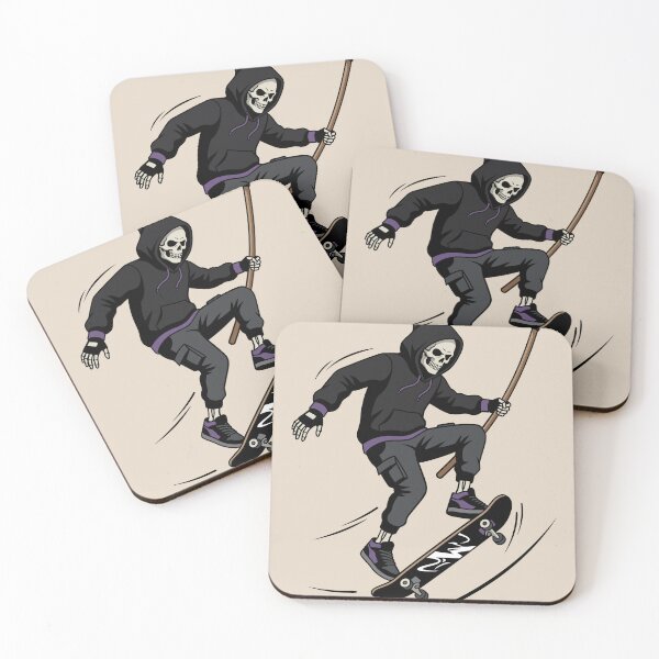 Item preview, Grim Reaper Skateboard Streetwear Halloween designed and sold by Ranpict.