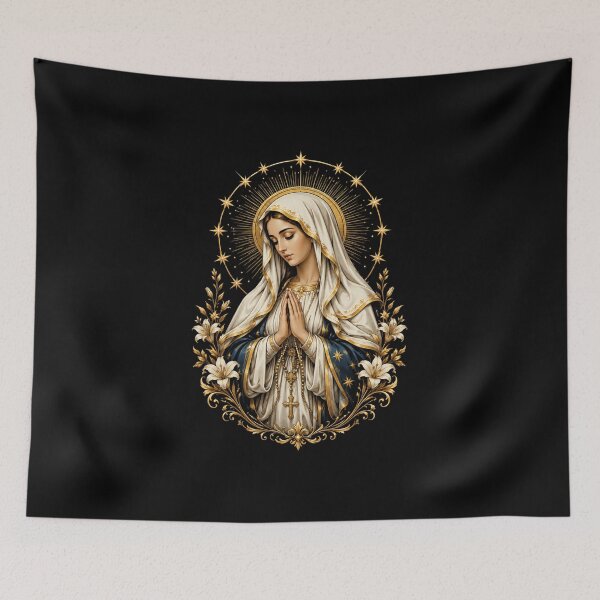 Item preview, Holy Rosary Virgin Mary Catholic Rosary Mysteries Mother designed and sold by geronkagogo.