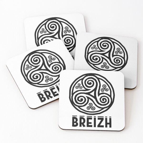 Item preview, Black breton triskell and sign Breizh designed and sold by Art of Sun.