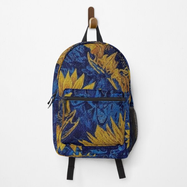 Item preview, • Cobalt Blue and Yellow Sunflower Abstract Tapestry Pattern designed and sold by LuxuryApparels.