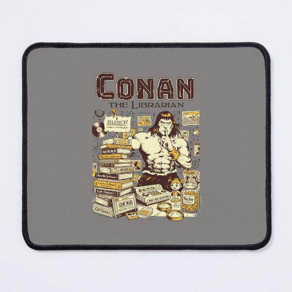 Item preview, CONAN THE LIBRARIAN Funny Parody Shirt-91 designed and sold by ChristianKow.