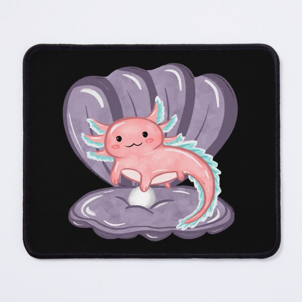Item preview, Cute Pink Axolotl In A Seashell Pearl Graphic Design designed and sold by MoodSays.