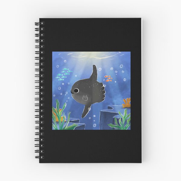 Item preview, Cute Ocean Sunfish Mola Mola Underwater Scene Art designed and sold by MoodSays.