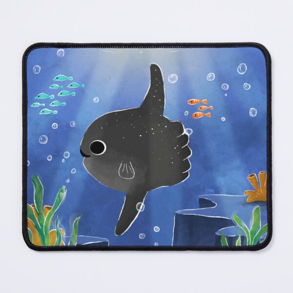 Item preview, Cute Ocean Sunfish Mola Mola Underwater Scene Art designed and sold by MoodSays.