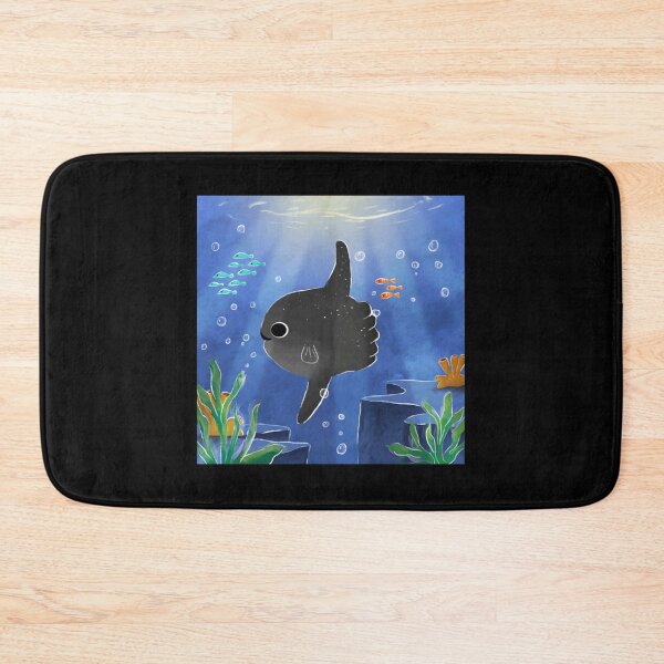 Item preview, Cute Ocean Sunfish Mola Mola Underwater Scene Art designed and sold by MoodSays.