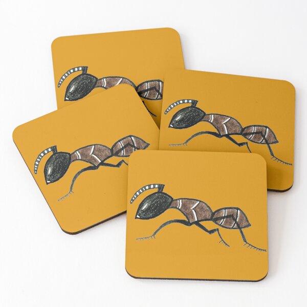 Item preview,   Stylized Ant Insect Illustration — Hand Drawn Folk Art Insect designed and sold by Ihor Ivanov.