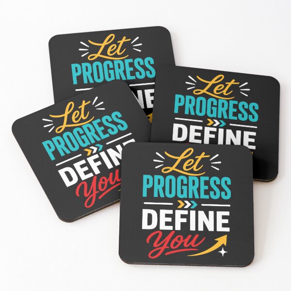 Item preview, Let Progress Define You Motivational Growth Mindset Typography T-Shirt designed and sold by rejowan-arts.
