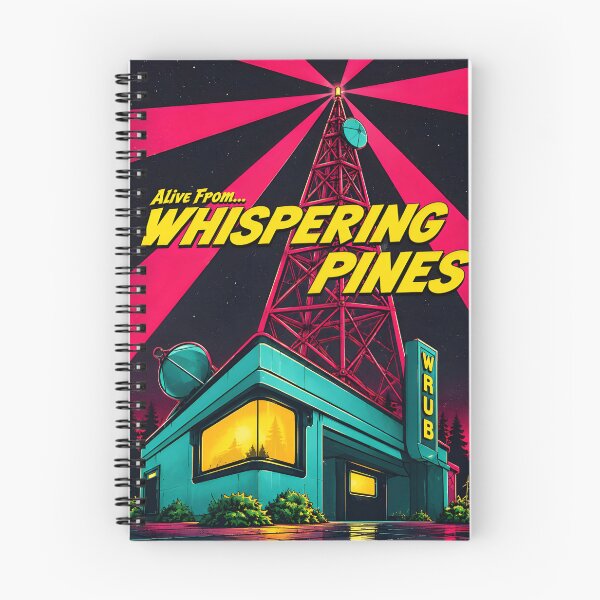 Item preview, Retro Radio Tower Neon Night Illustration designed and sold by Harry-Huff.