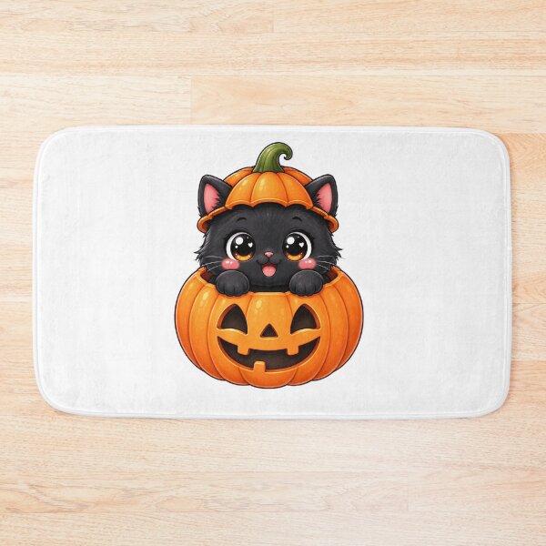Item preview, Cute Black Cat Pumpkin Halloween designed and sold by Pixanova.
