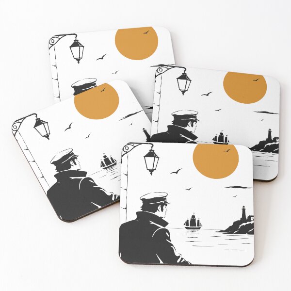 Item preview, Beyond the Horizon | Mediterranean Sailor | European Comic Inspired | Nautical Adventure Print | Vintage Maritime Art designed and sold by Studio pod Burom.