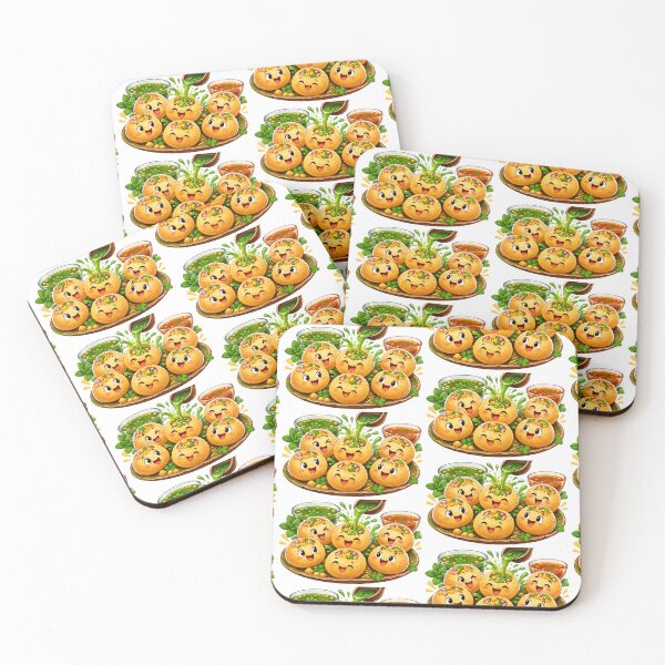 Item preview, Pani Puri Sticker, Cute Indian Street Food designed and sold by PriyankaSonara.