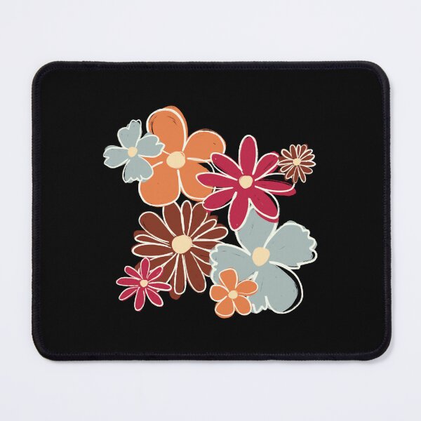 Item preview, Retro Boho Earthy Tones Floral Cluster Aesthetic Print designed and sold by MoodSays.