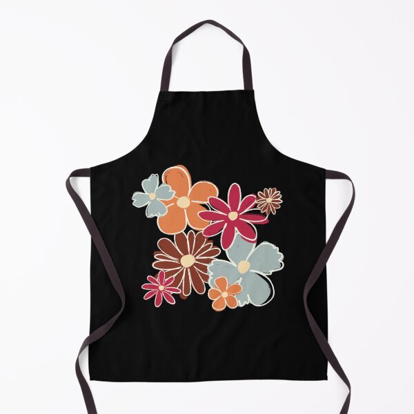Item preview, Retro Boho Earthy Tones Floral Cluster Aesthetic Print designed and sold by MoodSays.