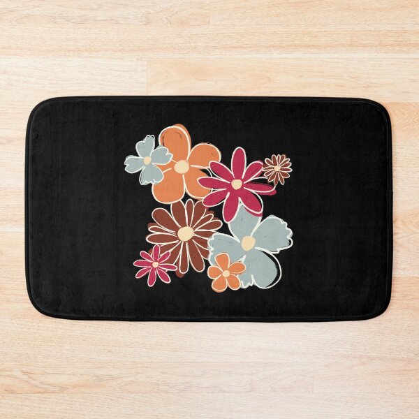 Item preview, Retro Boho Earthy Tones Floral Cluster Aesthetic Print designed and sold by MoodSays.