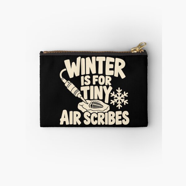 Item preview, Winter Is For Tiny Air Scribes Fossil Preparation Humor designed and sold by DreamLayerStudio.