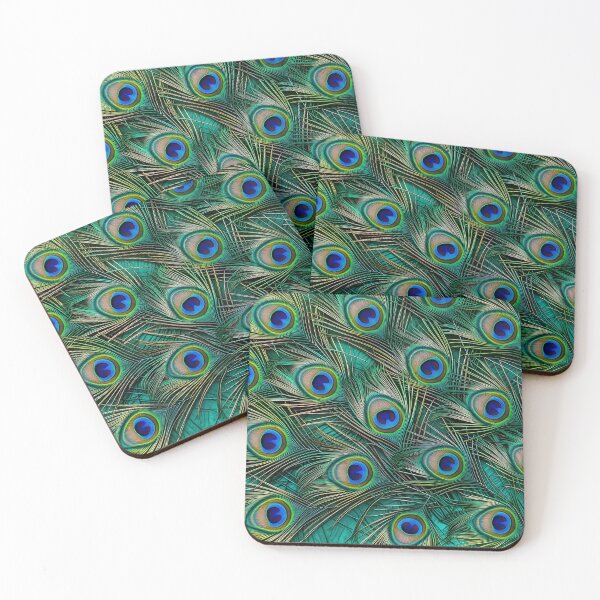 Item preview, Iridescent Peacock Feathers Opulent Pattern designed and sold by Sybille-Yates.
