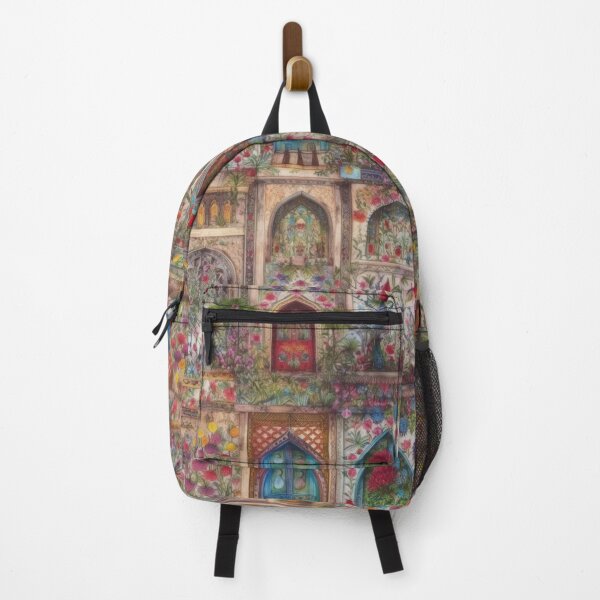 Item preview, Floral Palace Arches: Mughal Inspired Botanical Art designed and sold by pinkal.