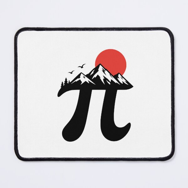 Item preview, Pi Number Math Symbol Mountains Nature Outdoors Geek designed and sold by AnnSign.