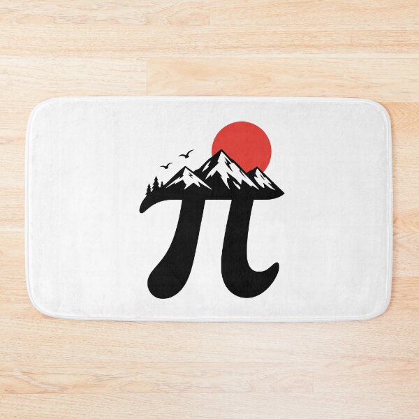 Item preview, Pi Number Math Symbol Mountains Nature Outdoors Geek designed and sold by AnnSign.