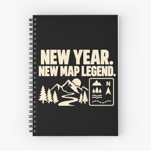 Item preview, New Year New Map Legend Cartographer GIS Humor designed and sold by DreamLayerStudio.