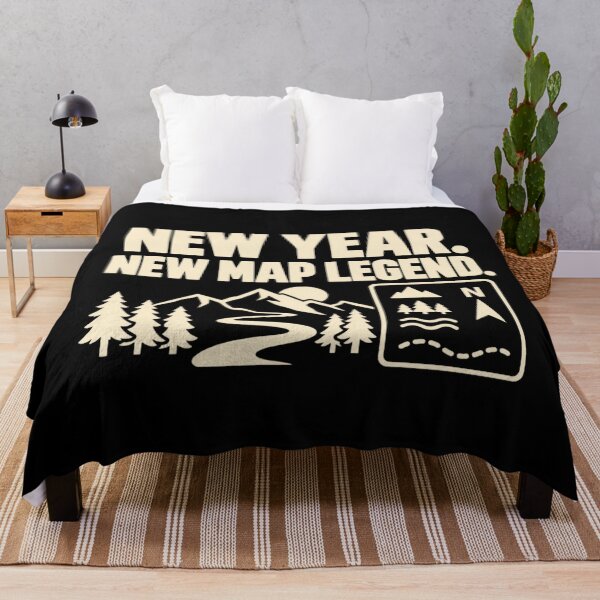 Item preview, New Year New Map Legend Cartographer GIS Humor designed and sold by DreamLayerStudio.