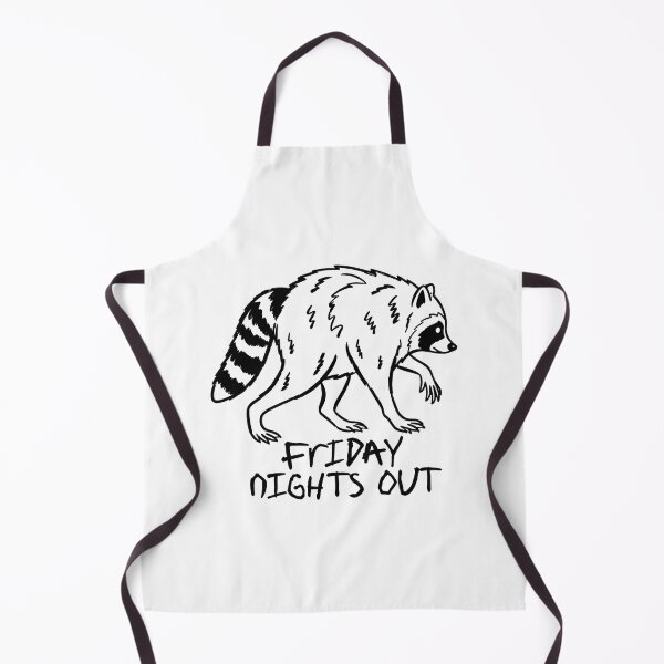 Item preview, Funny Raccoon Friday Nights Out designed and sold by ViolettaGlass.