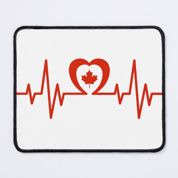 Item preview, Love Canada heart beat Canda flag designed and sold by mizam.