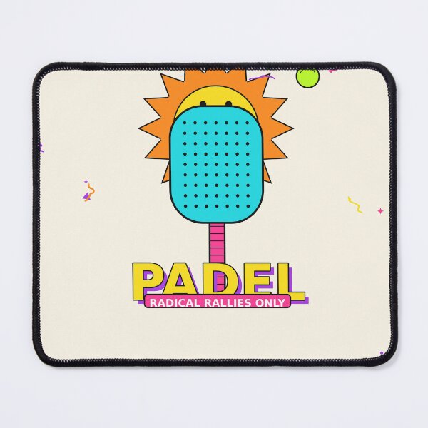 Item preview, Padel 90s Kitsch Neon Design designed and sold by CourtCultureHQ.