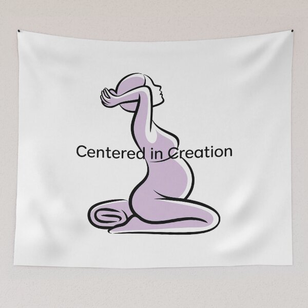 Item preview, Centered In Creation Lavender Backbend Stretch designed and sold by 108stillness.