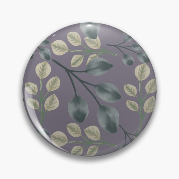 Item preview, Botanical Foliage Dusty Mauve Gray Seamless Pattern Art designed and sold by ​Jyoti Digital Artist.
